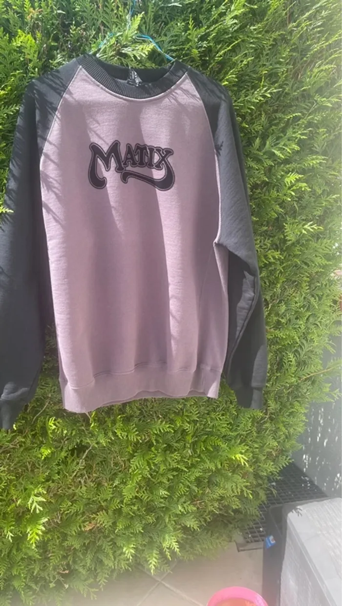 Sweat noir et gris HOMME - photo numéro 2