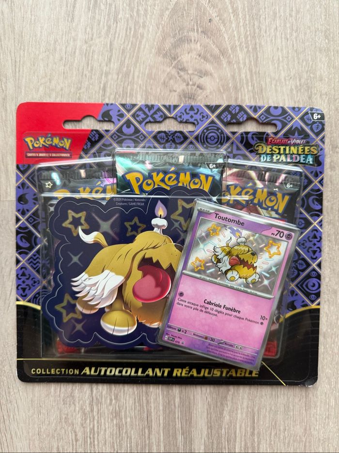 Tripack Pokémon Destinées de Paldéa Toutombe