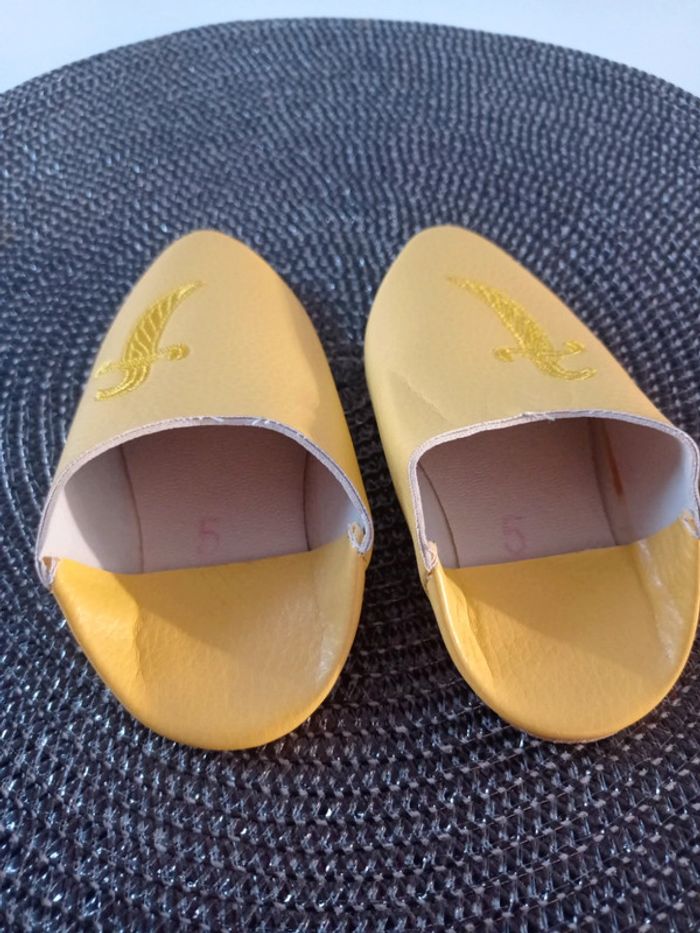 Babouche artisanale 💖 taille 22 - photo numéro 2