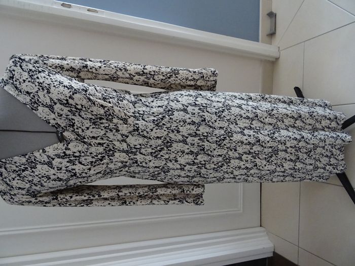 Robe imprimée texturée Mango taille S