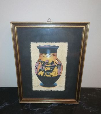 Cadre avec papyrus Siracusa (certificat de garantie)