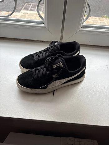 Puma Suède noir et blanche