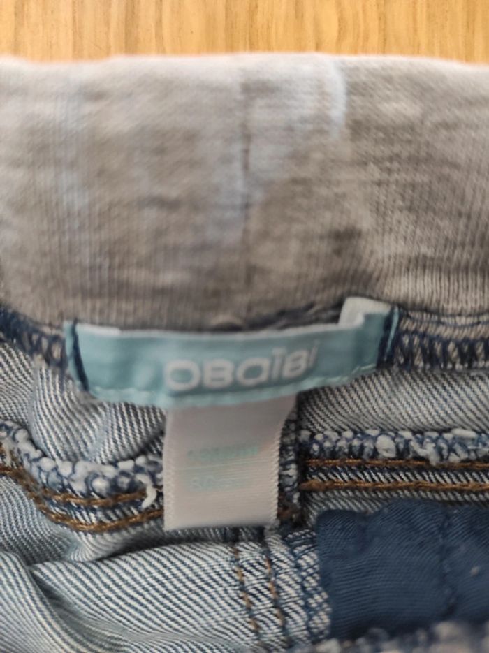 Short en jean Obaïbi 18 mois - photo numéro 3