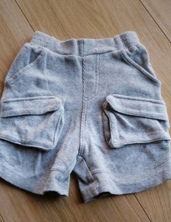 Short gris cadet rousselle 6 mois