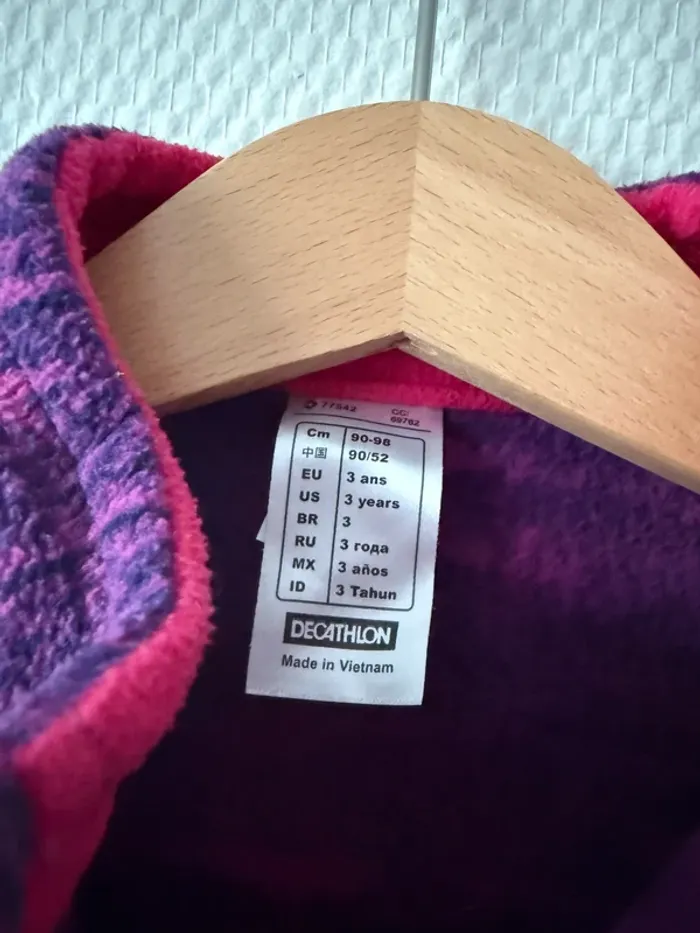 Veste polaire à zip - photo numéro 3