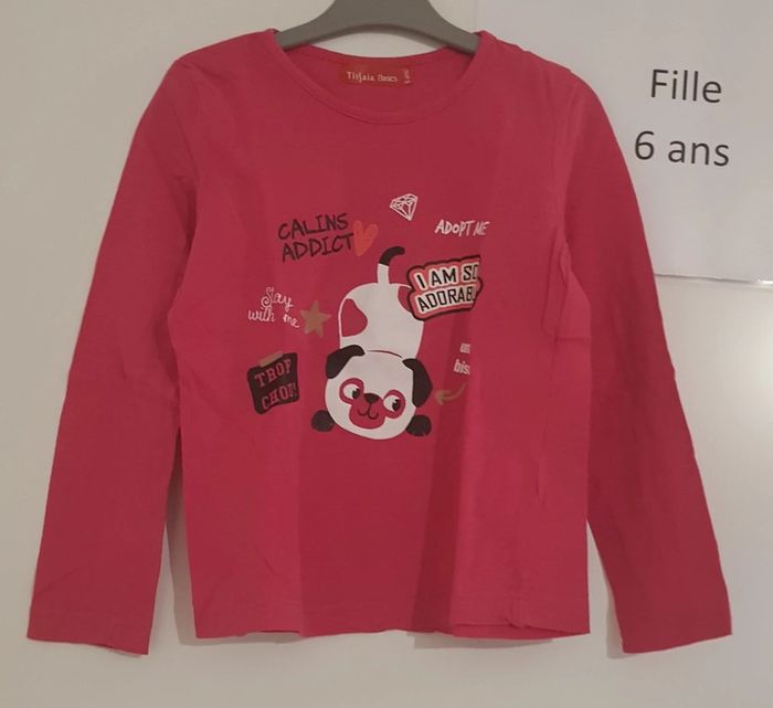 T-shirt ml Tissaia 6 ans