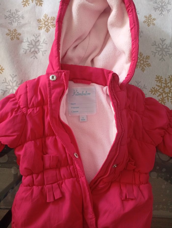 Manteau fille 6 mois