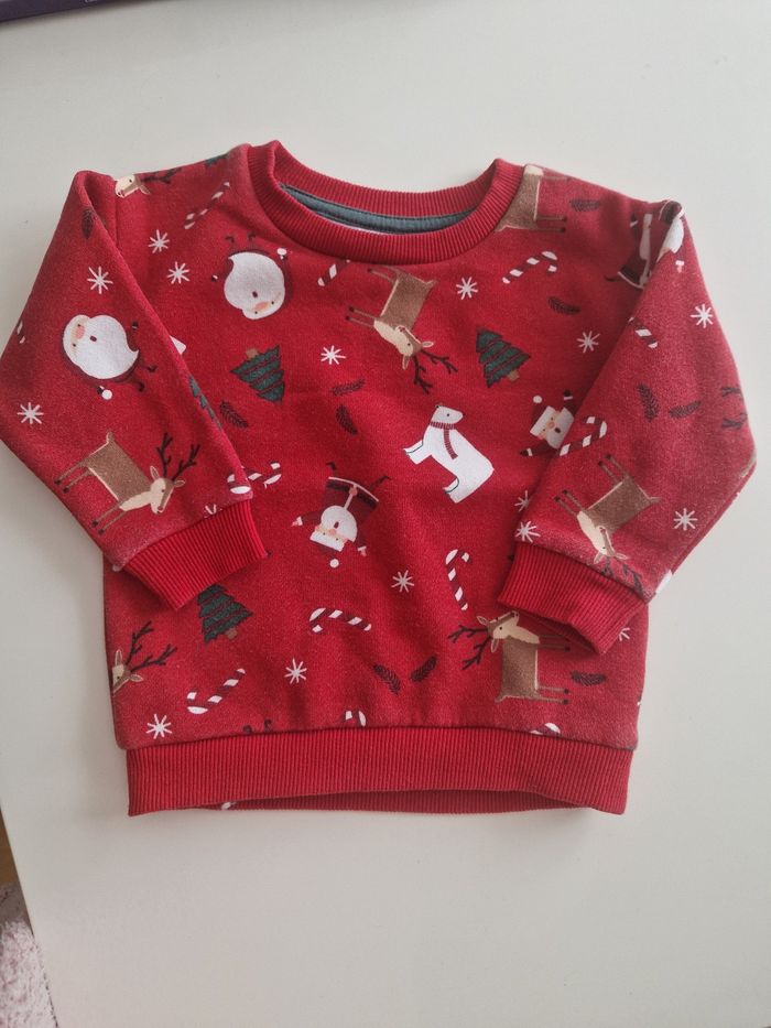 Sweat molleton garçon 12/18 mois Noël Primark