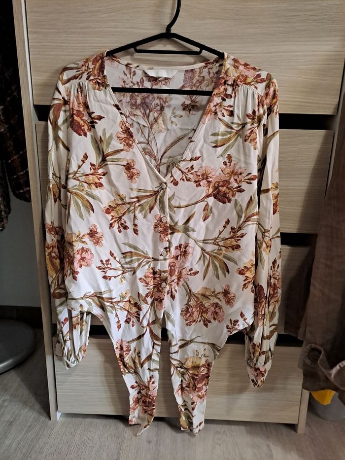 Chemise motif fleur - photo numéro 2