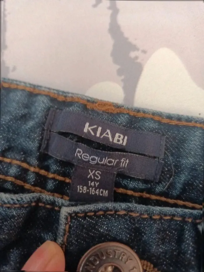 Jean Kiabi regular fit XS 14 ans très bon état - photo numéro 7