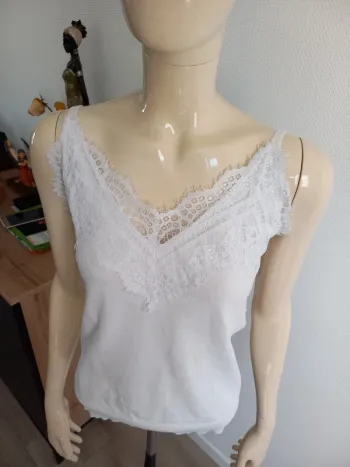 Débardeur blanc T.M