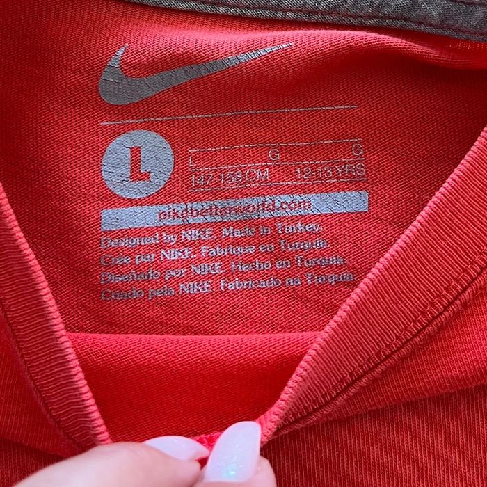 T.shirt orange Nike pour enfant, taille 12-13 ans (147/158 cm) - photo numéro 3