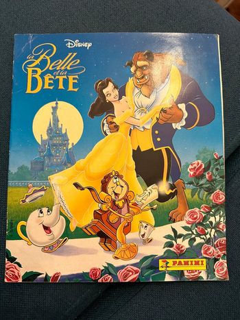 Album Panini complet Disney La Belle et la Bête stickers autocollants collection livre