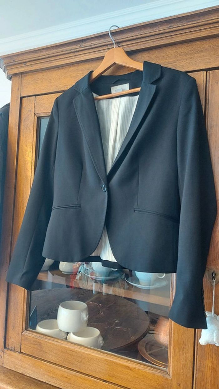 Blazer noir H&M eur 42 - photo numéro 2