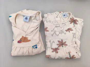 Lot de 2 robes petit bateau