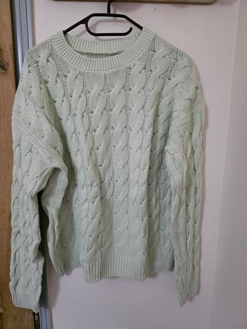 Pull en laine vert