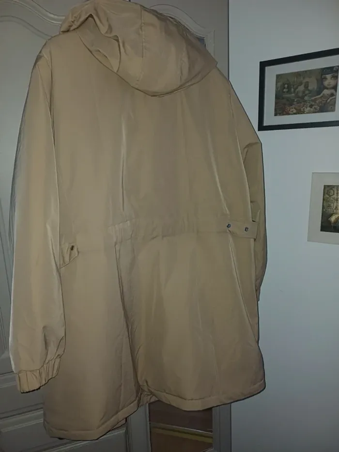 Manteau Ulla Popken beige déperlant - photo numéro 2