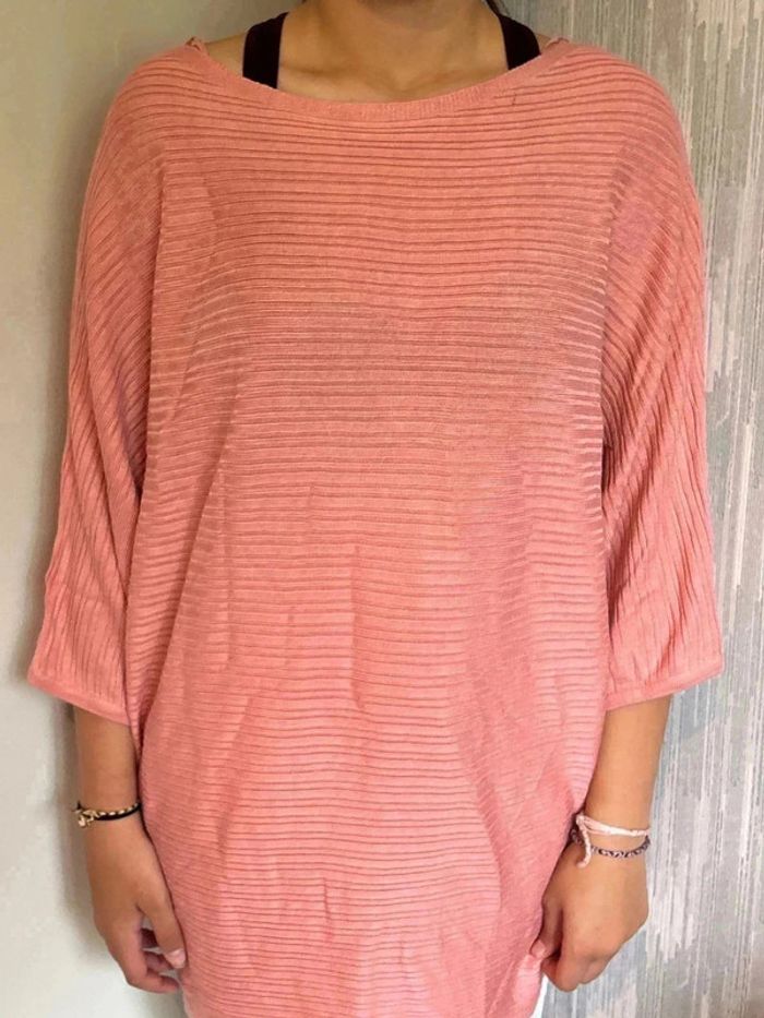 Blouse manche 3/4 marque tissaia taille 42• - photo numéro 2