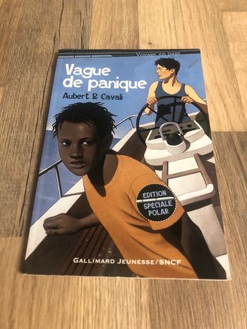 Livre enfants "vague de panique"
