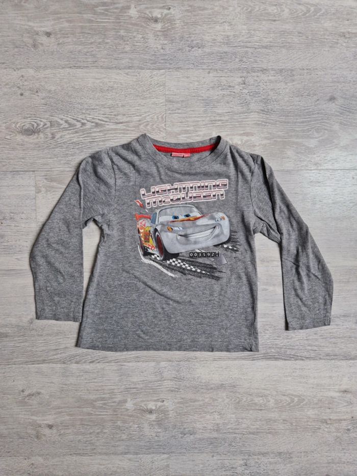 Tee-shirt manches longues Cars 8 ans Disney pixar
