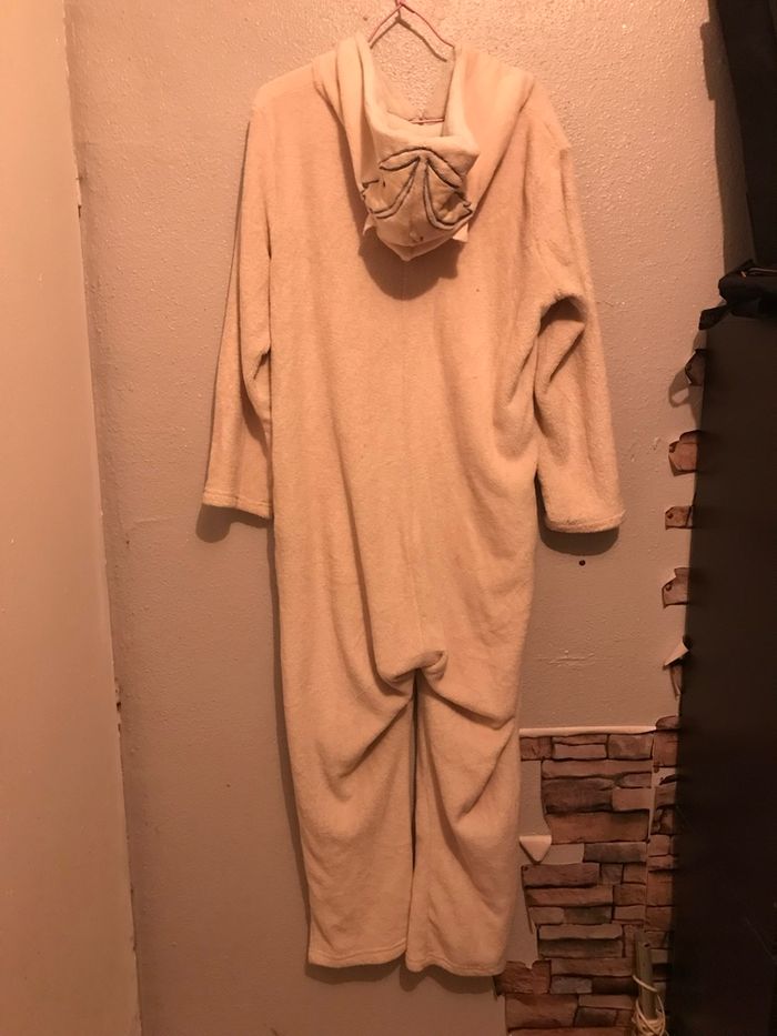 Combinaison pyjama polaire à capuche – Rose – Taille XL - photo numéro 2