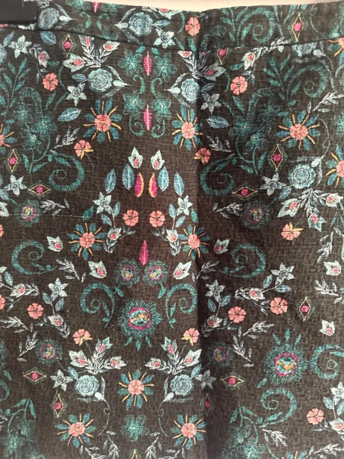 Mini-jupe fleurie Promod – Taille 38 - photo numéro 2