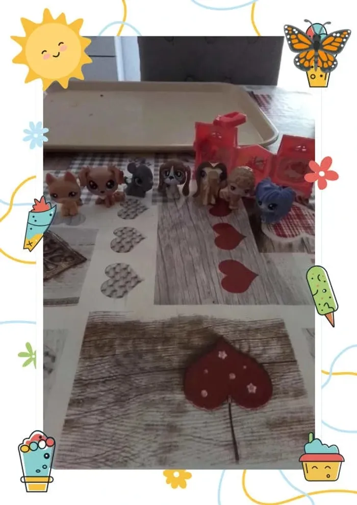 Lot de 7petshop et une maison - photo numéro 2