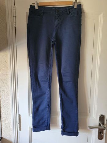 Pantalon marine taille 38 Promod