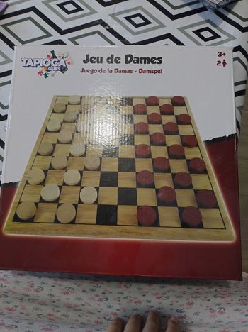 Jeu de Dames Tapioca Games en très bon état