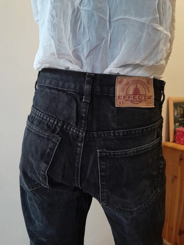 Jeans noir boyfriend taille 38 effectif - photo numéro 10