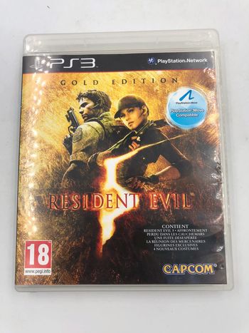 Resident Evil 5 Gold Edition-Sony PlayStation 3 PS3 avec manuel
