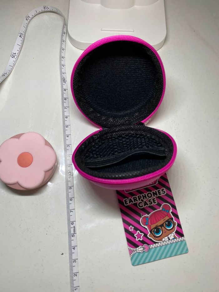 Boîte zip porte écouteurs ou porte monnaie LOL Surprise - photo numéro 3