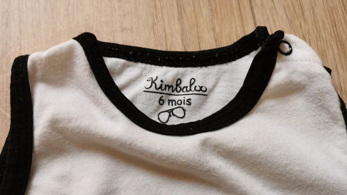 Lot 3 bodies débardeur cool 6 mois - photo numéro 5