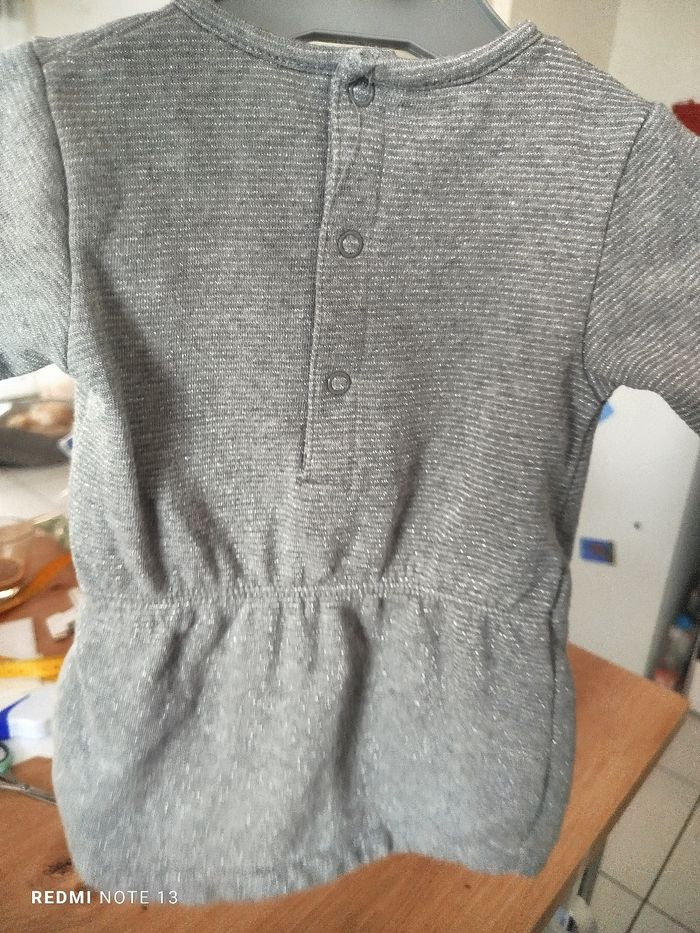 #kytie12moisfille. Robe manches longues taille 12 mois - photo numéro 2