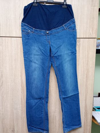 Jeans grossesse bleu