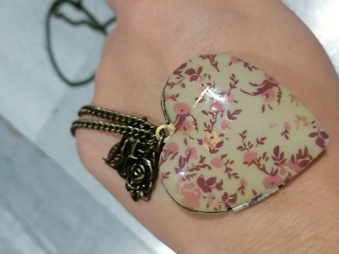 Collier sautoir cœur vintage 📿 - photo numéro 14