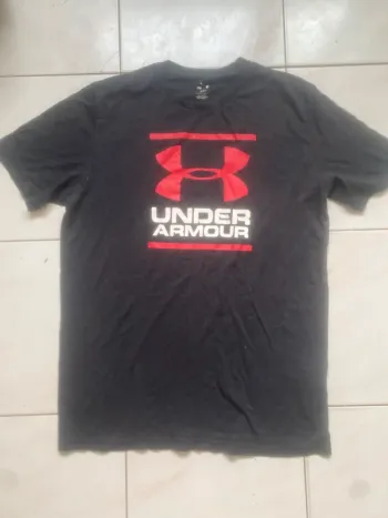 Tee shirt Under Armour Noir Rouge M