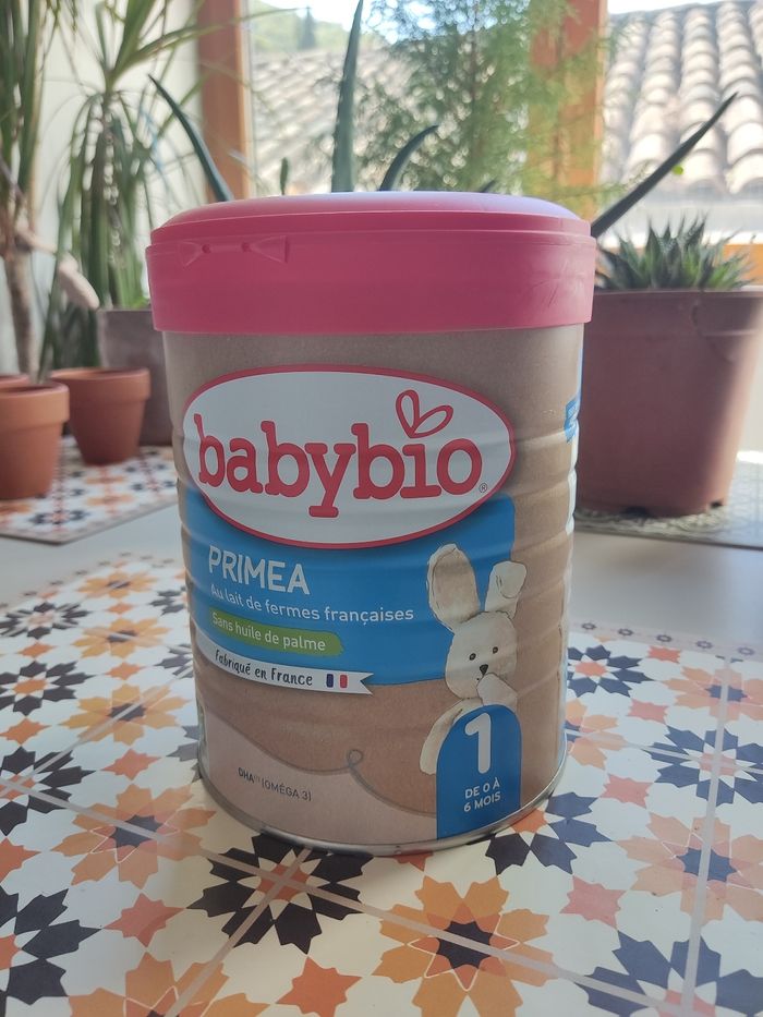 Lait Babybio Primea 1 pour bébé
