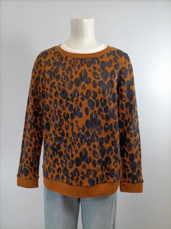 Sweat léger leopard - Grain de malice - Taille S - Neuf (A990)