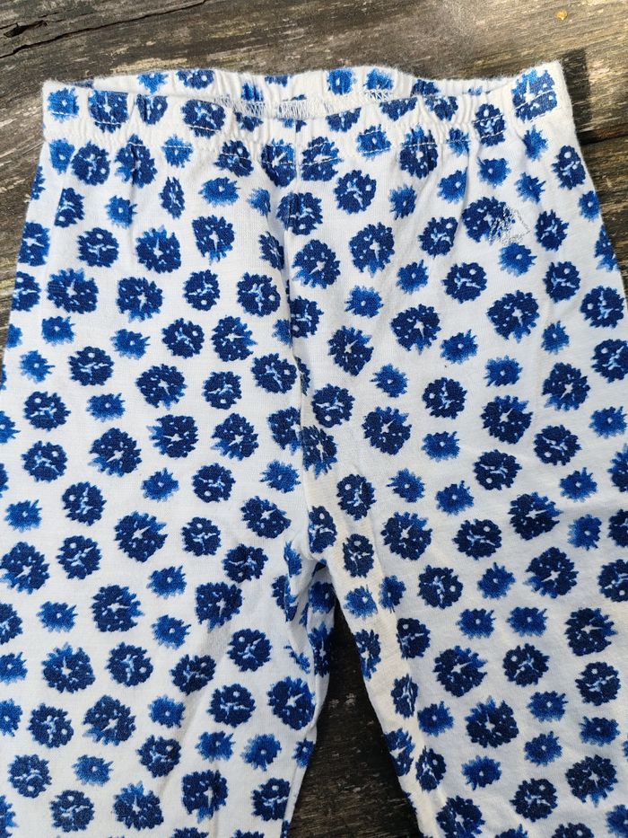 Legging a fleurs_Petit Bateau_12mois - photo numéro 2