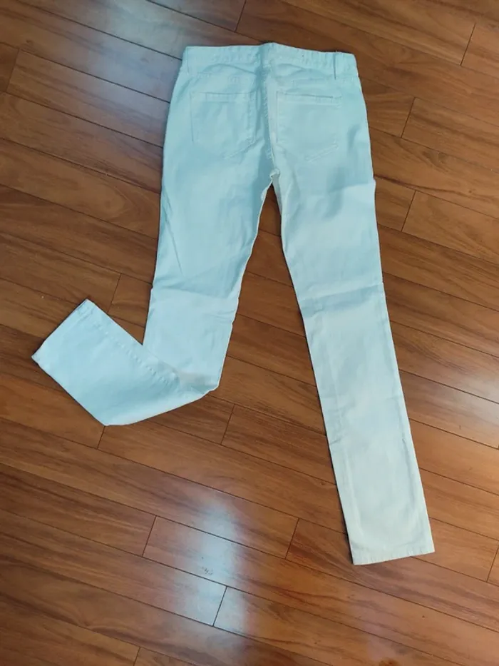 Pantalon blanc femme Club Monaco 37 Neuf - photo numéro 3