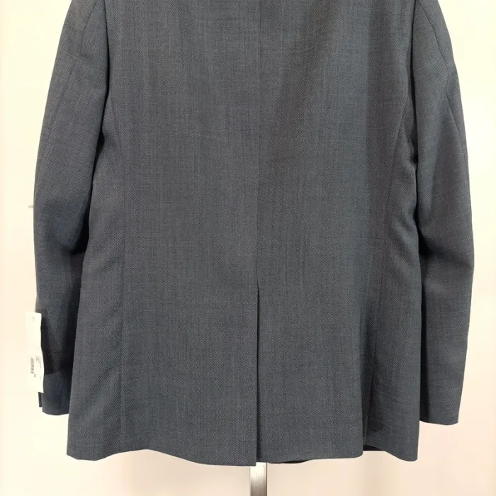 Veste de costume bleue coupe regular Griffe Noire - Taille 50 A476 - photo numéro 19