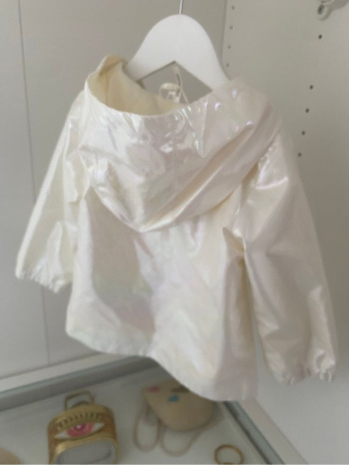 Coupe vent blanc fille 24 mois - photo numéro 2