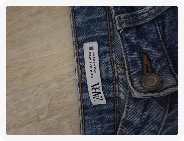Jeans Zara bleu taille M - photo numéro 6
