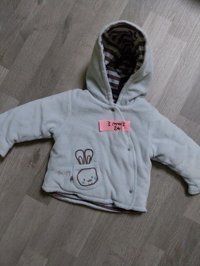 Manteau garçon petit kimbaloo 3 mois