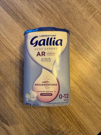 Lait Gallia bébé expert AR 0-12 mois