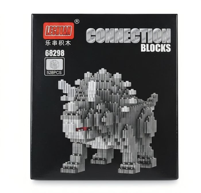 Superbe Rhinocéros LECHUAN en Nano Blocs - Modèle 68298 (528 pièces)