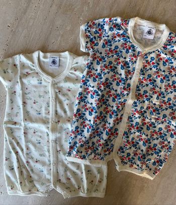 Lots de 2 pyjamas Petit bateau