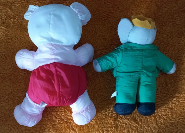 Lot de 4 peluches vintage style Puffalump – bon état - photo numéro 2