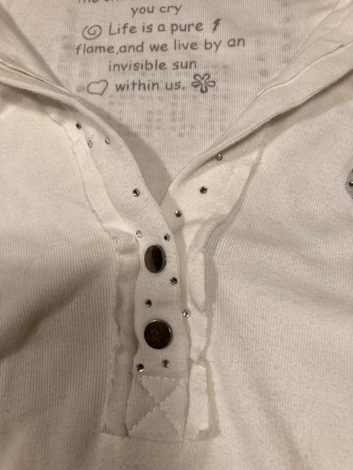 T-shirt manche longue Viviane H / vintage années 2000 - photo numéro 3